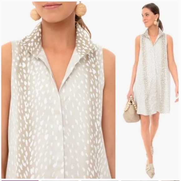 Tuckernuck Dresses & Skirts - Tuckernuck Antelope Sleeveless Charlie Dress White and Cream